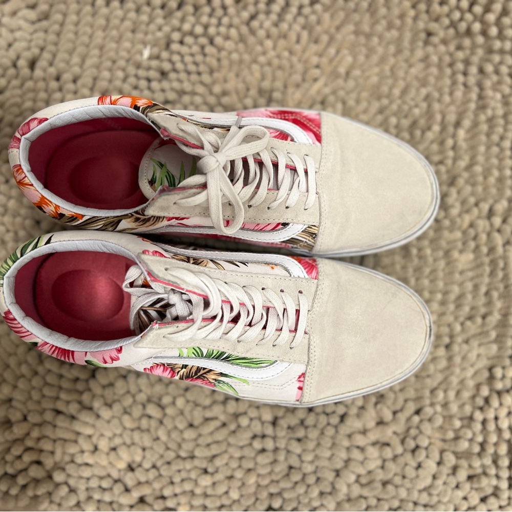 Vans Floral Canvas Sneakers